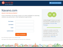 Tablet Screenshot of navano.com